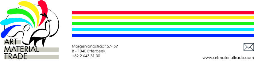 www.artmaterialtrade.com Morgenlandstraat 57- 59 B - 1040 Etterbeek +32 2 643.31.00