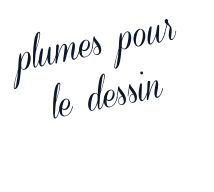 plumes pour  le dessin